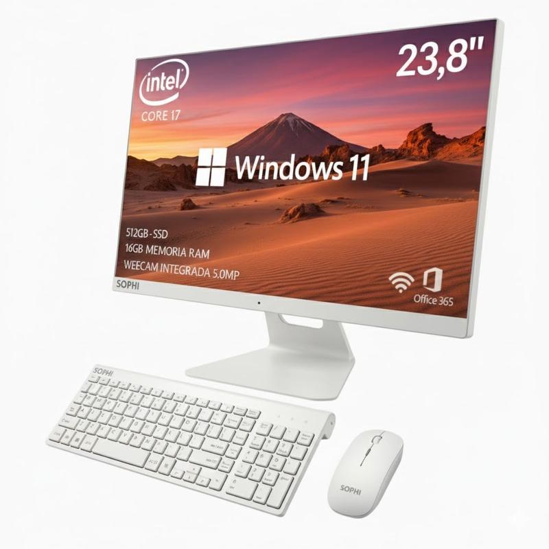 Computador All In One 16gb Ram Intel Core I7 Ssd 512GB Tela 23.8